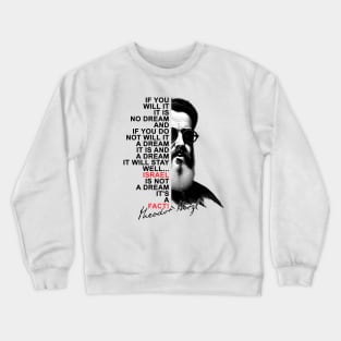 Theodor Herzl Crewneck Sweatshirt